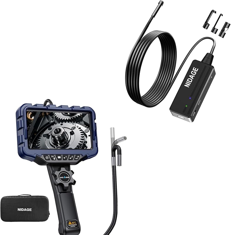 NIDAGE Endoscope Two Way Articulating Borescope